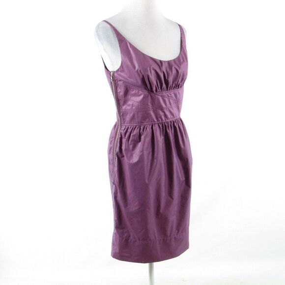 Purple ARTHUR MENDONCA sheath dress 8 NWT - Picture 3 of 8